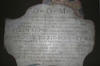 Aloisio Lucini, Bodenplatte in S. Sisto Vecchio, Inschrift