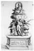 Jules Mazarin, Vorzeichnung Grabmal  (Benedetti)