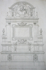Cristoforo Madruzzo, Grabmal in S. Onofrio, Abbildung aus Litta, Famiglie celebre italiane