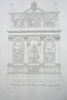 Sixtus V. Peretti, Grabmal, Abbildung aus Litta, Famiglie celebri italiane