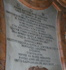 Gimbattista Bussi, Grabmal in S. Maria in Trastevere, Inschrift