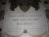 Giovanni Vincenzo Gonzaga, Grabmal S. Alessio, Inschrift