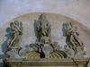 Girolamo Basso della Rovere, Grabmal S. Maria del Popolo, Christusstatue mit zwei Engelstatuen