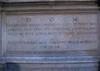 Girolamo Basso della Rovere, Grabmal S. Maria del Popolo, Inschrift