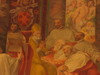 Marco Sittico Altemps, Grabmal in S. Maria in Trastevere, Papstfresko an der rechten Wand, Detail