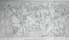Alexander VIII., Grabmal S. Pietro in Vaticano, Detail, Abbildung aus Litta, Famiglie celebri italiane