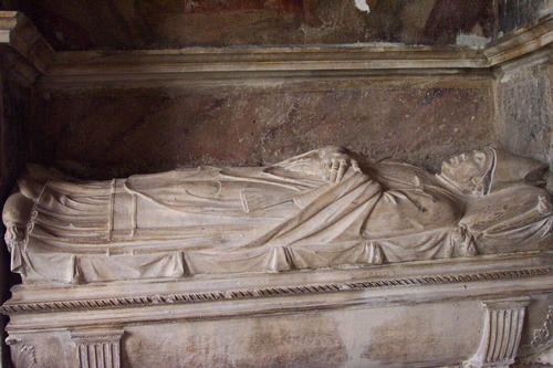 Astorgio Agnesi, Grabmal S. Maria Sopra Minerva, Liegefigur