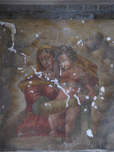 Astorgio Agnesi, Grabmal S. Maria Sopra Minerva, Fresko