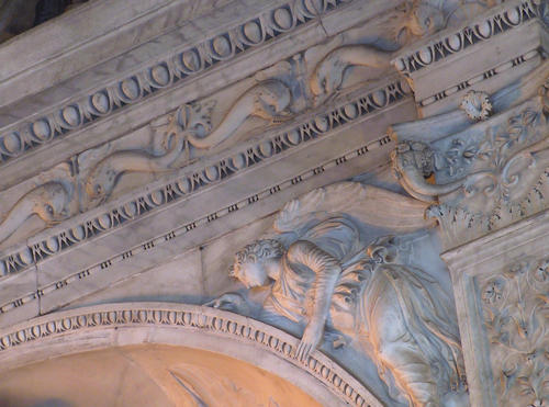 Bartolomeo Roverella, Grabmal S. Clemente, Detail