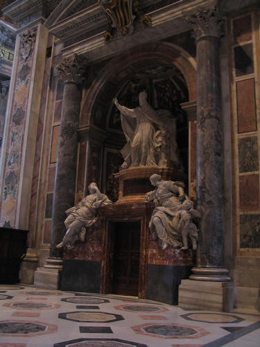 Benedikt XIV., Grabmal S. Pietro in Vaticano, Gesamtansicht