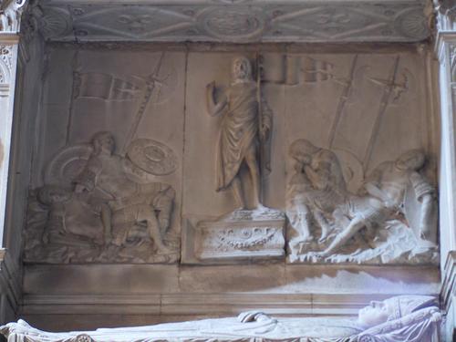 Bernardino Lonati, Grabmal S. Maria del Popolo, Relief