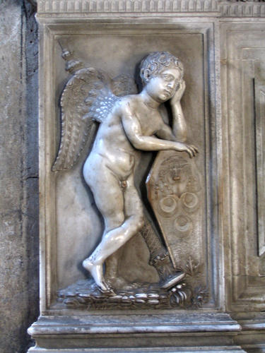 Bernardino Lonati, Grabmal S. Maria del Popolo, Putto