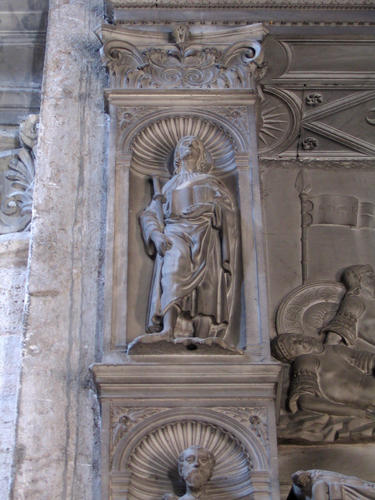 Bernardino Lonati, Grabmal S. Maria del Popolo, Johannes der Evangelist