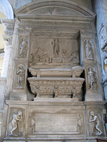 Bernardino Lonati, Grabmal S. Maria del Popolo, Gesamtansicht