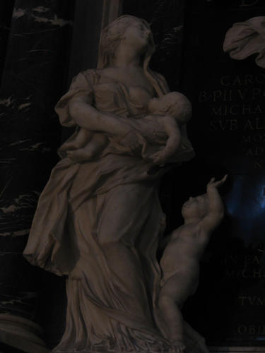 Carlo Bonelli, Grabmal S. Maria sopra Minerva, Caritas