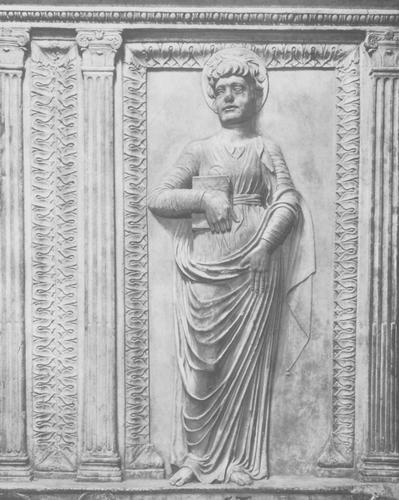 Calixtus III., ursprüngliches Grabmal S. Maria della Febbre, Apostelrelief