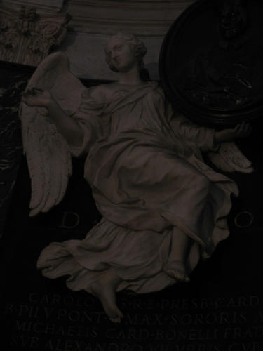Carlo Bonelli, Grabmal S. Maria sopra Minerva, Fama