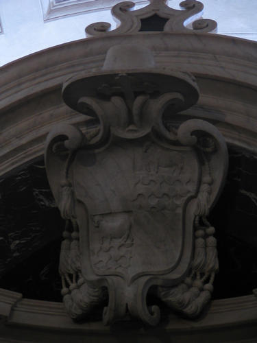 Carlo Bonelli, Grabmal S. Maria sopra Minerva, Wappen
