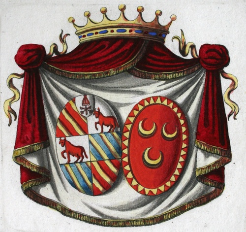 Wappen der Familie Bonelli aus Litta, Famiglie celebri italiane