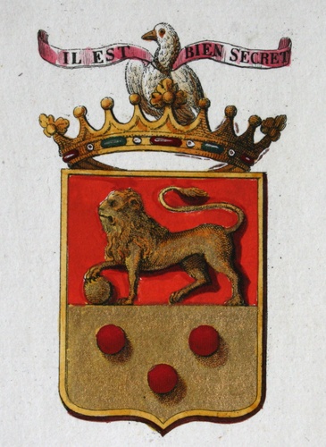 Wappen der Familie Calcagnini aus Litta, Famiglie celebri italiane