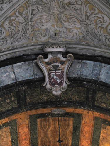S. Maria del Popolo, Cappella Cibo, Wappen