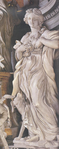 Clemens X., Grabmal S. Pietro in Vaticano, Benignitas
