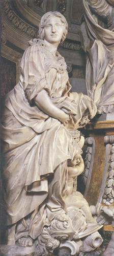 Clemens X., Grabmal S. Pietro in Vaticano, Clementia