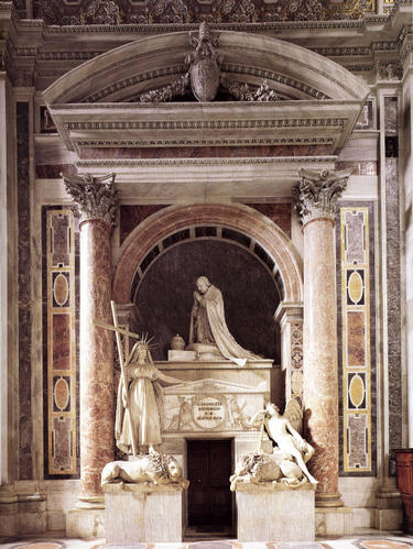Clemens XIII., Grabmal S. Pietro in Vaticano, Gesamtansicht