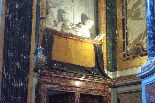 Federico Cornaro (Corner) d. J., Grabmal S. Maria della Vittoria, Kardinalsfigur u. A.