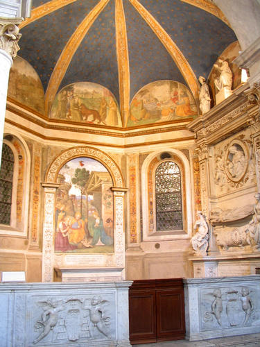 Cristoforo della Rovere, Grabmal S. Maria del Popolo, Standort