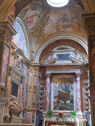 Cristoforo Madruzzo, Grabmal S. Onofrio, Standort, Cappella Madruzzo