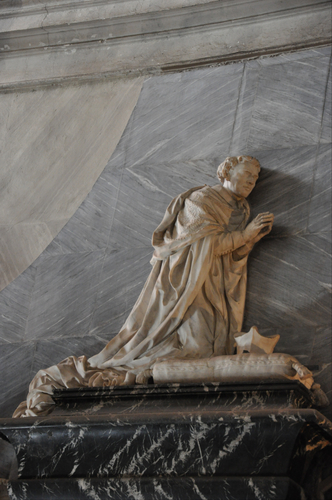 Domenico Pimentel, Grabmal S. Maria sopra Minerva, Priant
