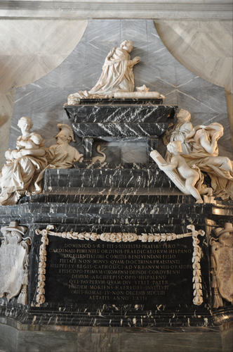 Domenico Pimentel, Grabmal S. Maria sopra Minerva, Gesamtansicht