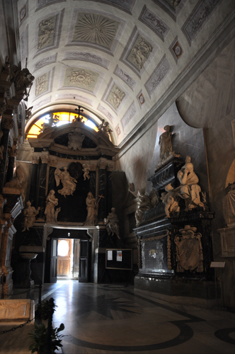 Domenico Pimentel, Grabmal S. Maria sopra Minerva, Standort