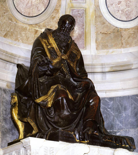 Paul III., Grabmal S. Pietro in Vaticano, Ehrenstatue