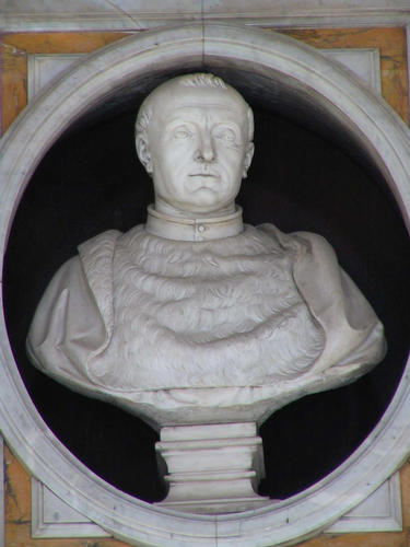 Guillaume d'Estouteville, Grabmal S. Agostino, Portrait