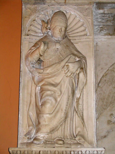 Eugen IV., Grabmal S. Salvatore in Lauro, Hl. Gregor