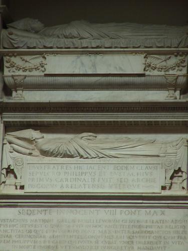 Filippo de Levis, Grabmal S. Maria Maggiore, Sarkophag mit Liegefigur