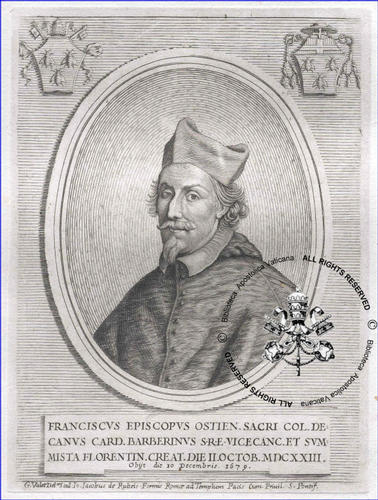 Francesco Barberini, Porträt (Guillaume Vallet)