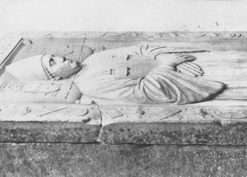 Francesco Todeschini Piccolomini, Grabmal S. Andrea della Valle, Grabplatte Detail