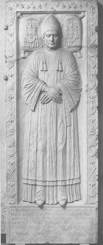 Pius III., Grabmal S. Pietro in Vaticano, Grabplatte