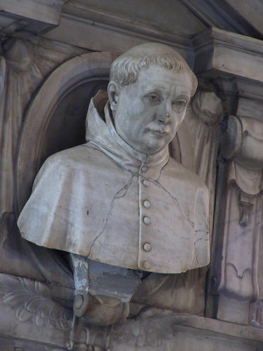 Giovanni Battista Pallavicino, Grabmal S. Maria del Popolo, Büste