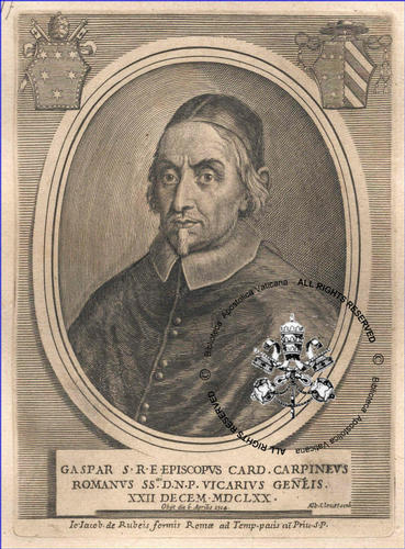 Gaspare Carpegna, Porträt (Albert Clouet)