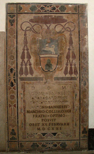 Giacomo Sannesio, Grabmal S. Silvestro al Quirinale, Gesamtansicht