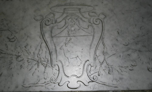 Giovanni Tommaso Boradors, Grabmal S. Sisto Vecchio, Wappen