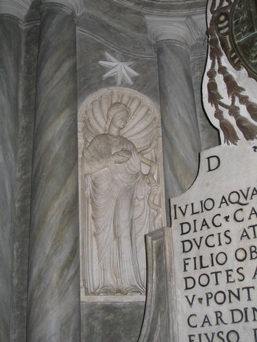 Giulio Acquaviva d'Aragona, Grabmal S. Giovanni in Laterano, Detail