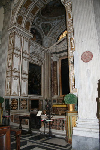 Giulio Sacchetti, Grabmal in S. Giovanni dei Fiorentini, Standort