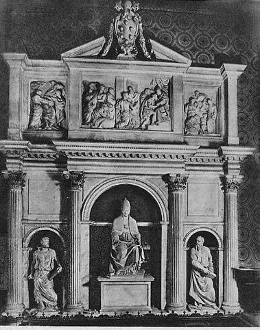 Leo X., Grabmal S. Maria sopra Minerva, Gesamtansicht