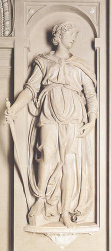 Gregor XIV., Grabmal S. Pietro in Vaticano, Justitia