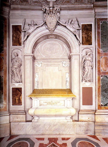 Gregor XIV., Grabmal S. Pietro in Vaticano, Gesamtansicht